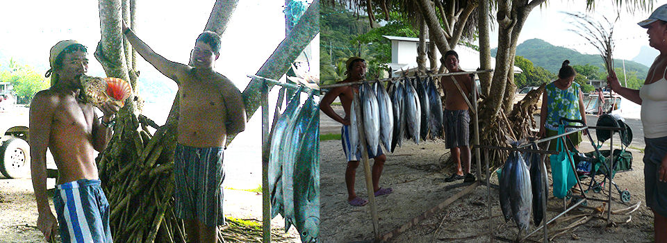 Thunfischfang auf Huahine