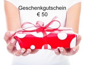 Geschenkgutschein online Euro 50 Schtze aus sterreich
